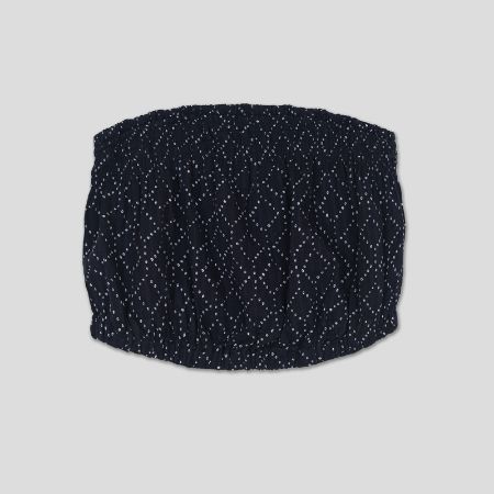تصویر از تاپ نیم تنه لینن وایت دات